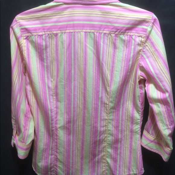Lilly Pulitzer Shirt Sz 4 Button Down Career - Picture 3 of 8